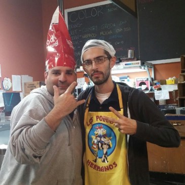 Joe and Eric living the dream. Happy Halloween.