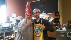 Joe and Eric living the dream. Happy Halloween.