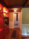 Clients G & C wanted a vibrant entryway to their carriage house and that historic red provided the vibe.