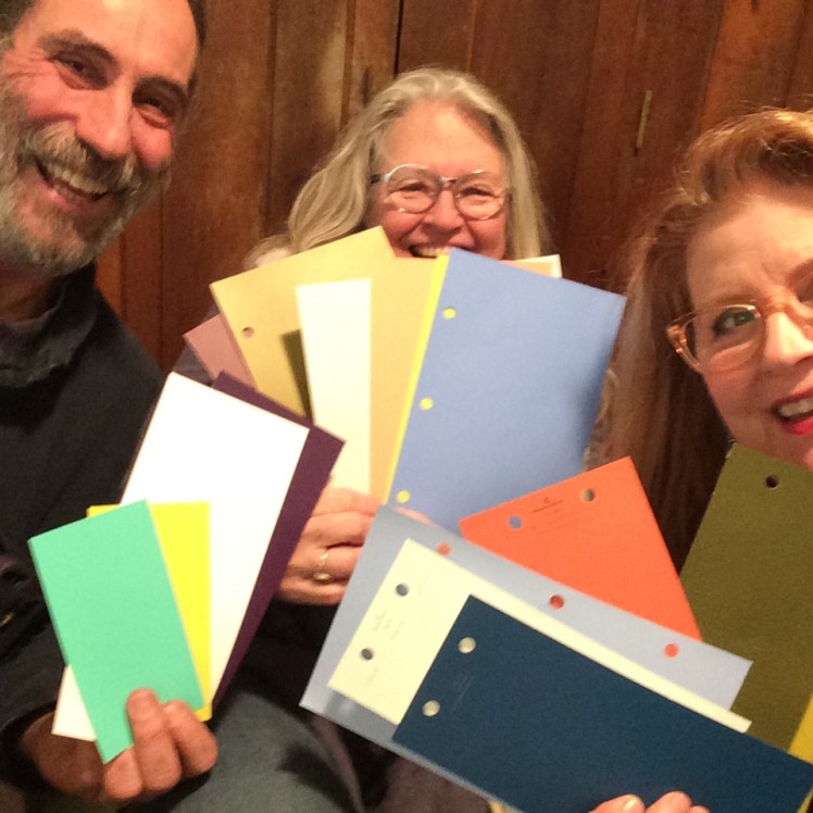 It's not often clients' want 17 colors for their  place -- but these two dynamos did so we had a color festival over 2 or 3 visits.